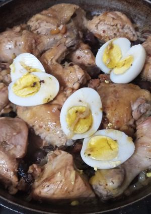 Una foto de Pollo moruno