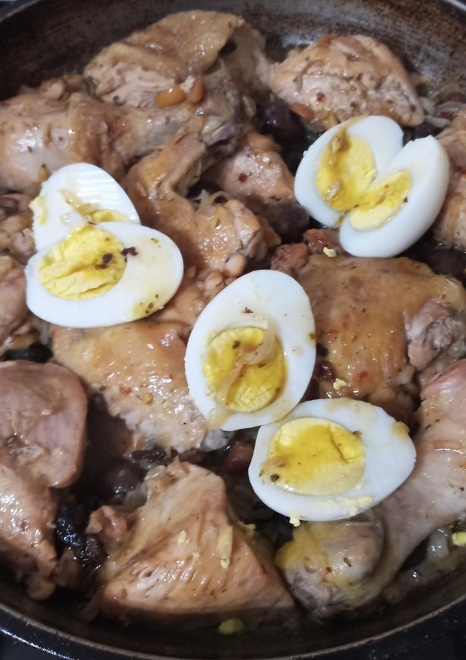Una foto de Pollo moruno
