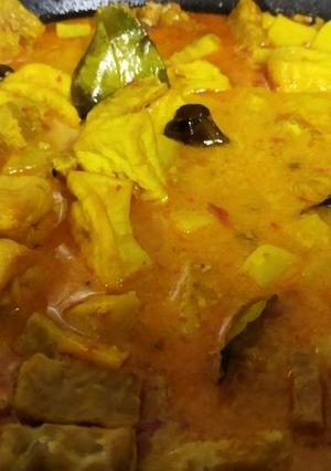 Foto resep Tahu Tempe Kentang masak Santan