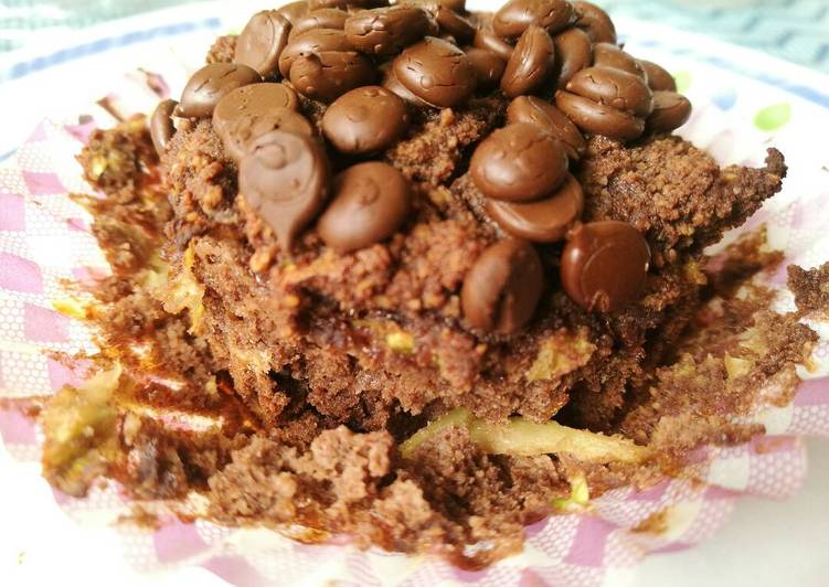 Paleo cukkinis csokis muffin