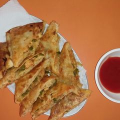 A picture of Chicken Tikka Crepes.