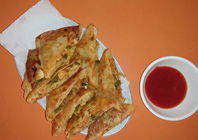 Chicken Tikka Crepes