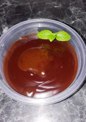 Una foto de Pudín de chocolate casero