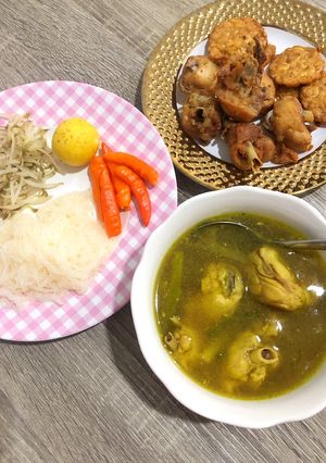 Foto resep Soto Ayam + Ayam Goreng dan Tempe Goreng