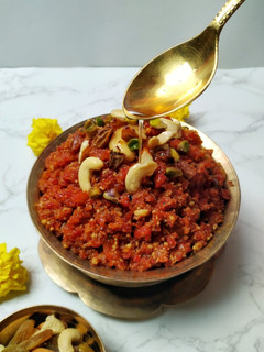 A picture of Gajar ka Halwa.