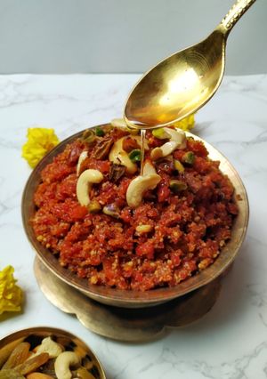 A picture of Gajar ka Halwa.