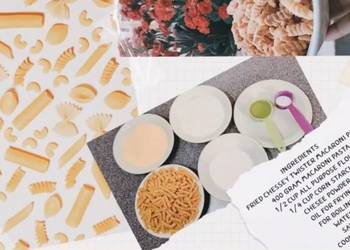 Easy Cooking Recipe Fried chessey twister macaroni pasta Practical Delicious