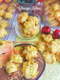 Corn flake cheese cookies