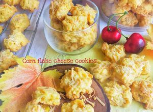 Foto resep Corn flake cheese cookies