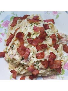 รูปของ สปาเก็ตตี้คาโบนาร่า🍝