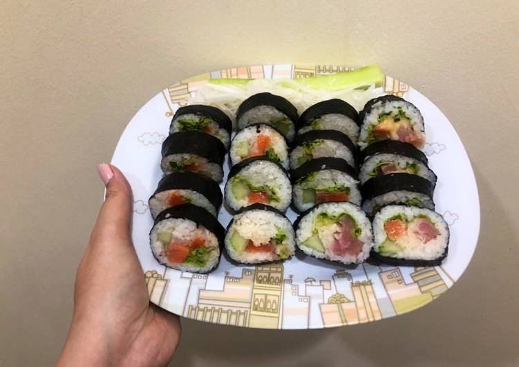 Langkah Memasak Sushi roll mudah by irre_desirre Kekinian