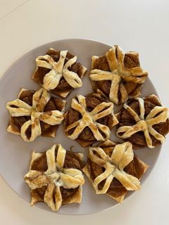 Fahéjas-almás sütemény recept fotója