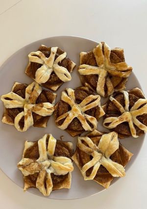 Fahéjas-almás sütemény recept fotója
