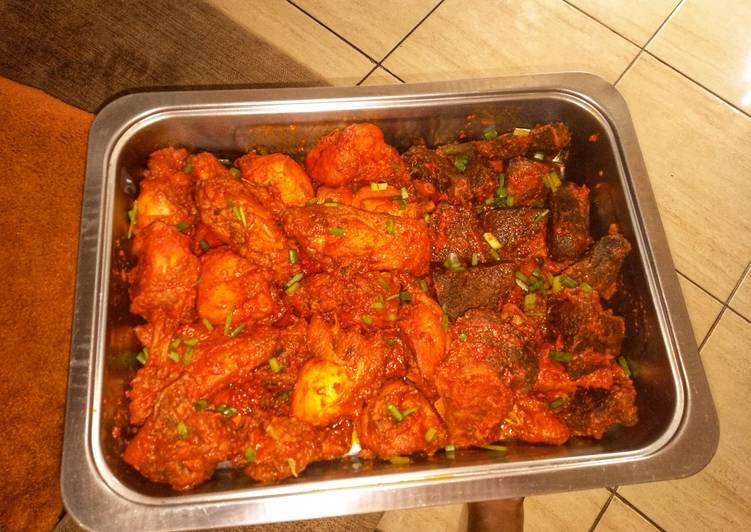 Sunday Fresh Peppered Chicken and beef