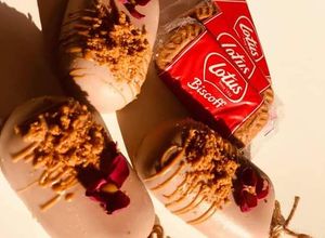 صورة لوصفة ايس كريم اللوتس طعمها يجنن 😋😍
