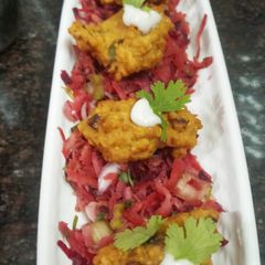 A picture of Masoor Dal Fritters.