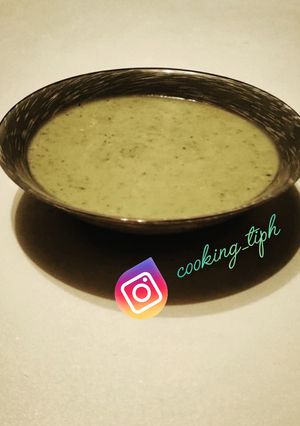 Une photo de Soupe à la courgette et au chèvre