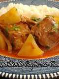 Costillas de cerdo con papas en jugo🌺