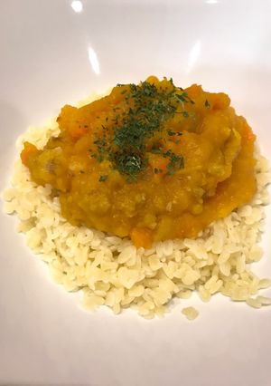 Foto resep Pasta Alfabeto Pumpkin Carbonara