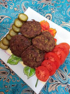عکسی از دستور شامی کباب
