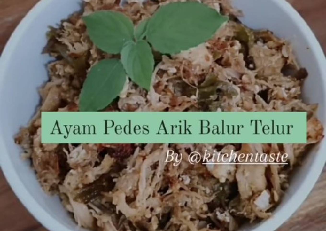 Cara Gampang Membuat Ayam Pedas Arik Balur Telur ala Kitchentaste Anti
Gagal