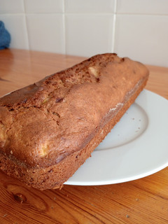 Una foto de Banana bread con harina de espelta