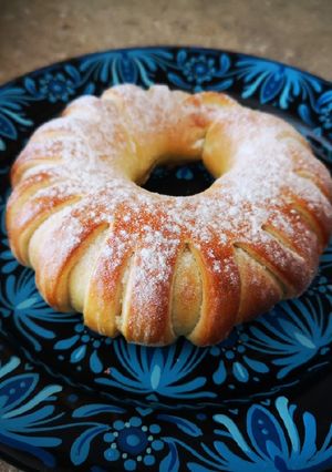Almás koszorú recept fotója