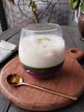 Goguma latte Ubi ungu creamy matcha