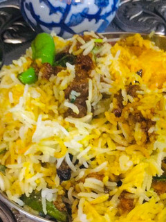 A picture of Beef Spicy Biryani.