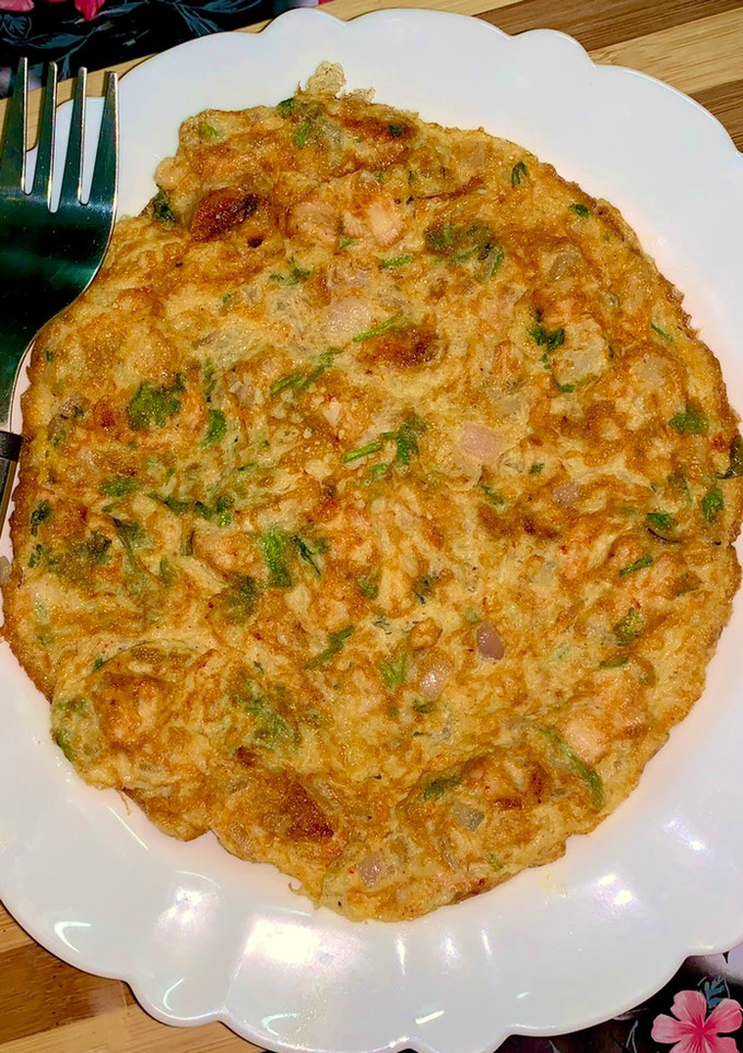 சிக்கன் டிக்கா ஆம்லெட் செய்முறை முக்கிய புகைப்படம்