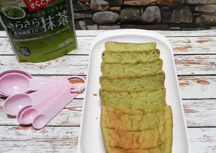Bahan Menyiapkan Chiffon Green Tea#KethobeticCakeFlour yang Bikin Ngiler