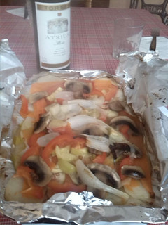 Una foto de Verduras papillote