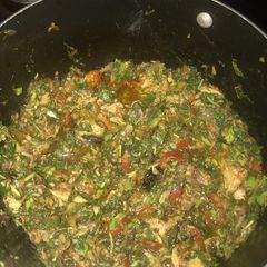 A picture of Green Vegetable Sauce.