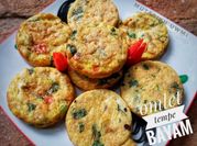Gambar omelet bayam