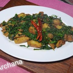 # Aloo methi ki sabji A picture of # Aloo methi ki sabji.