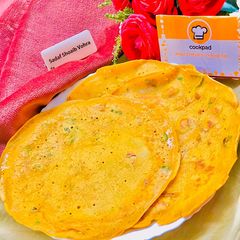 A picture of Gram flour Pancake / Baisan Chilla / Baisan Roti.