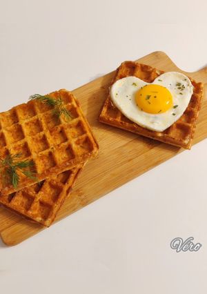 Une photo de Gaufre de pommes de terre