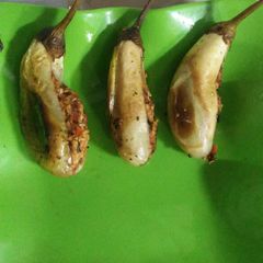 A picture of Paneer Stuffed White Brinjal.