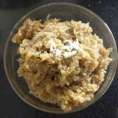 A picture of Dudhi Ka Halwa.