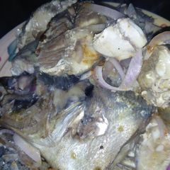 A picture of Boiled fish.