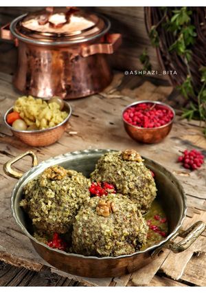 عکسی از دستور کوفته برنجی