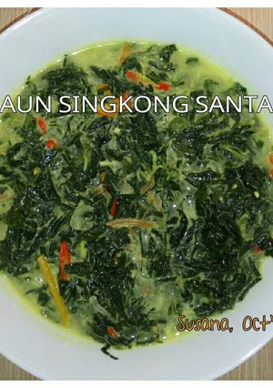 Foto resep Daun Singkong Santan