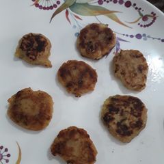 A picture of Banana tikkis.