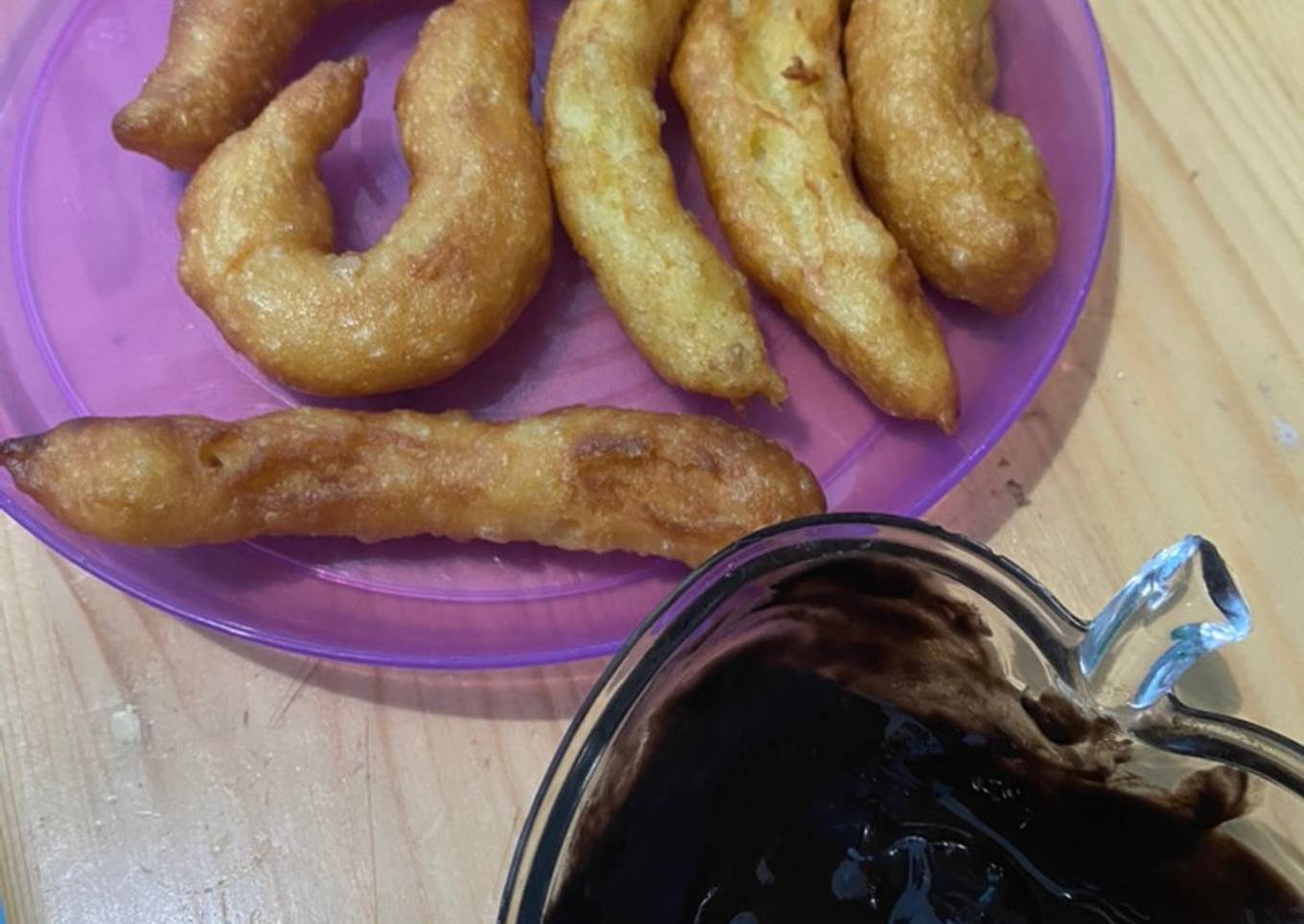 Resep Churros Simple (aslinya malu mau posting bentuknya ga ada yang bener ?)