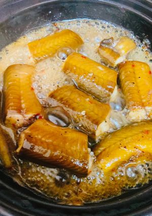 Hình của món Lươn Kho Tiêu.