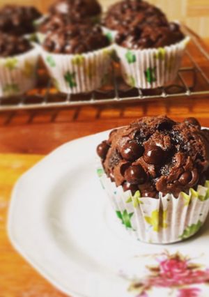 Foto resep Muffin double chocolate
