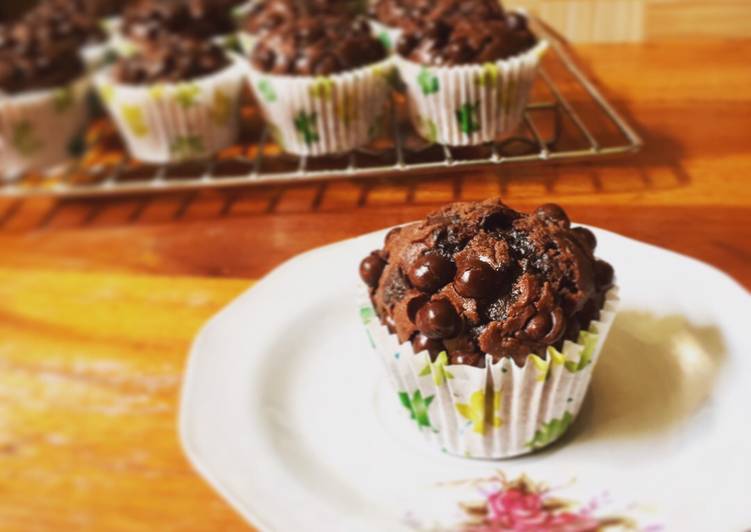 Muffin double chocolate