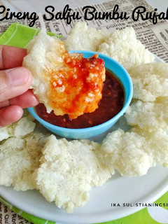 Foto resep Cireng Salju Bumbu Rujak