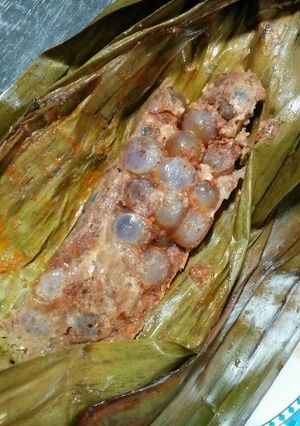 Foto resep Pepes telur ikan manyung