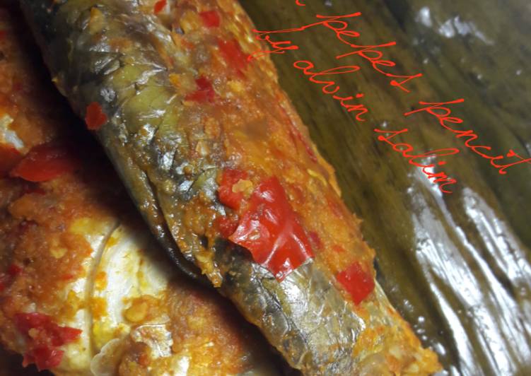Resep Ikan pepes pencit (mangga muda) Anti Gagal